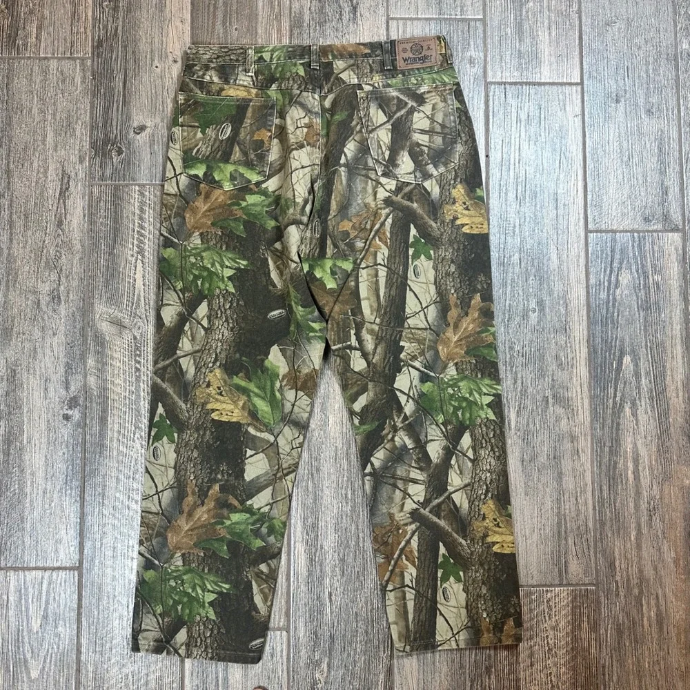 Vintage Wrangler 97GR1HG‎ Camo Pant 38x32 Realtree Hunting Y2K Workwear